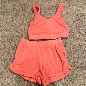 Aerie Coral Pajama Set